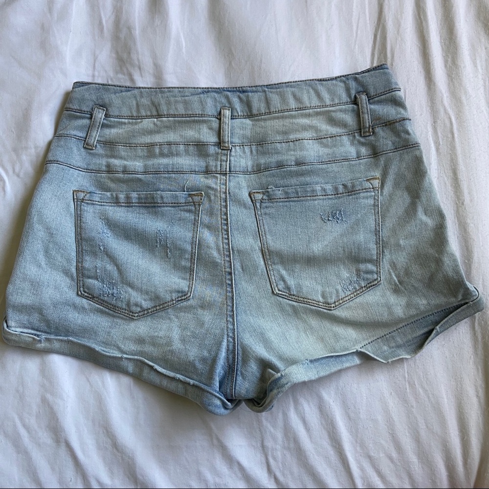 High waisted shorts